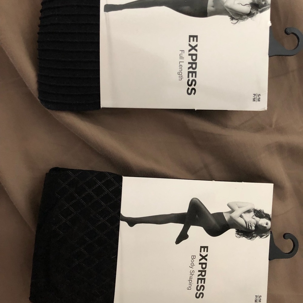 2 pairs of express tights